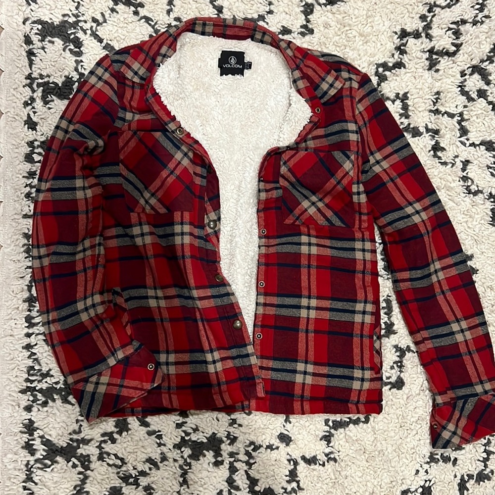 Volcom heavy Sherpa flannel